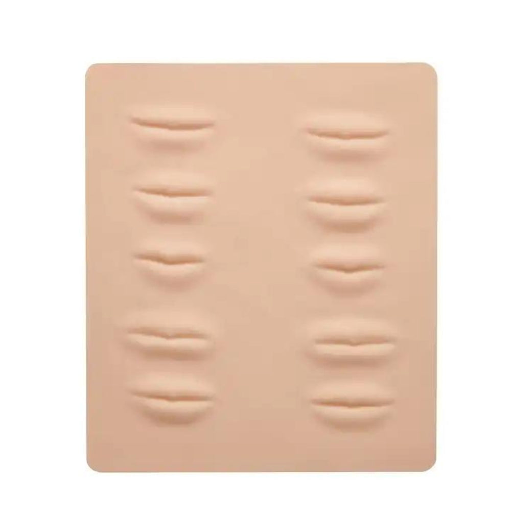3D Silicone Permanent Makeup Tattoo Training Practice Fake Skin Blank Lips For Microblading Tattoo Machine Beginner